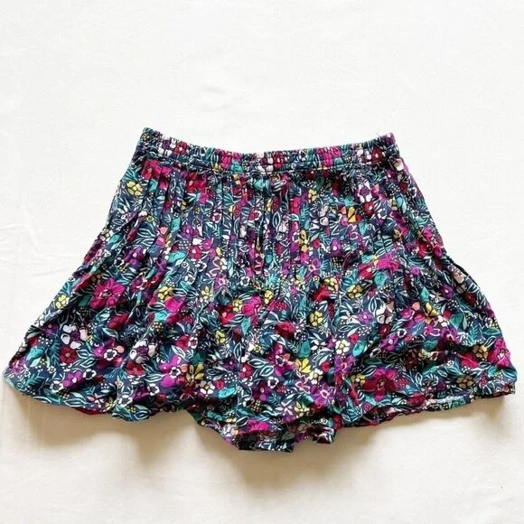 Crazy 8 Floral Pleated Skirt Size 5/6 - Picture 1 of 4